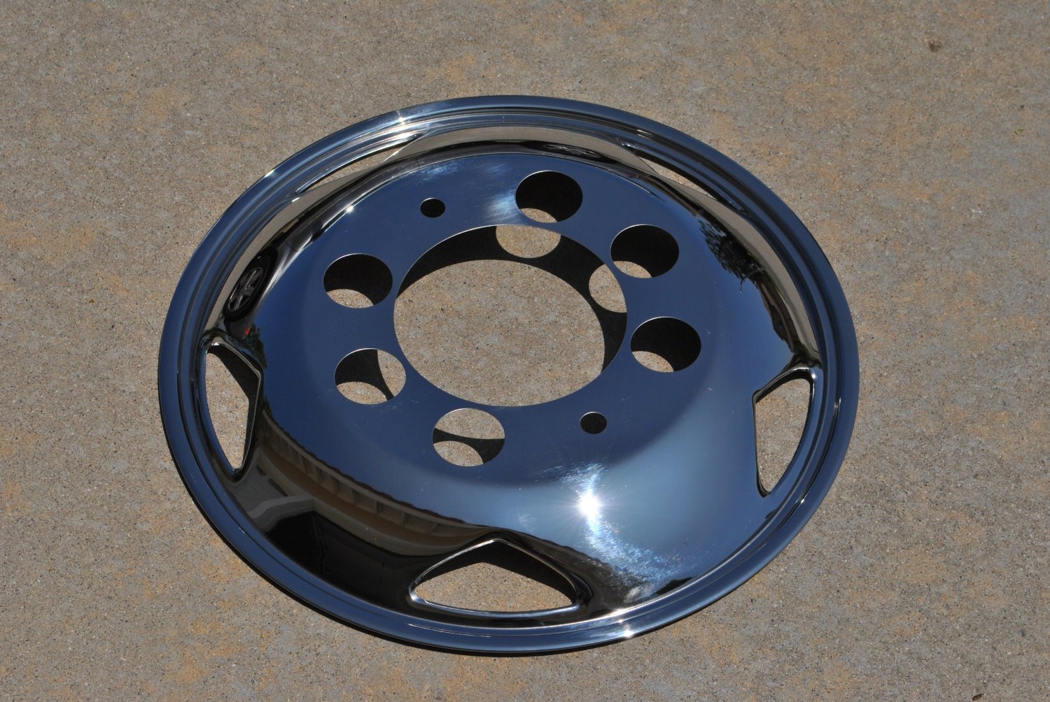 GM Chevy 3500HD 17" Stainless Steel Dually Wheel Simulator Set for 2011