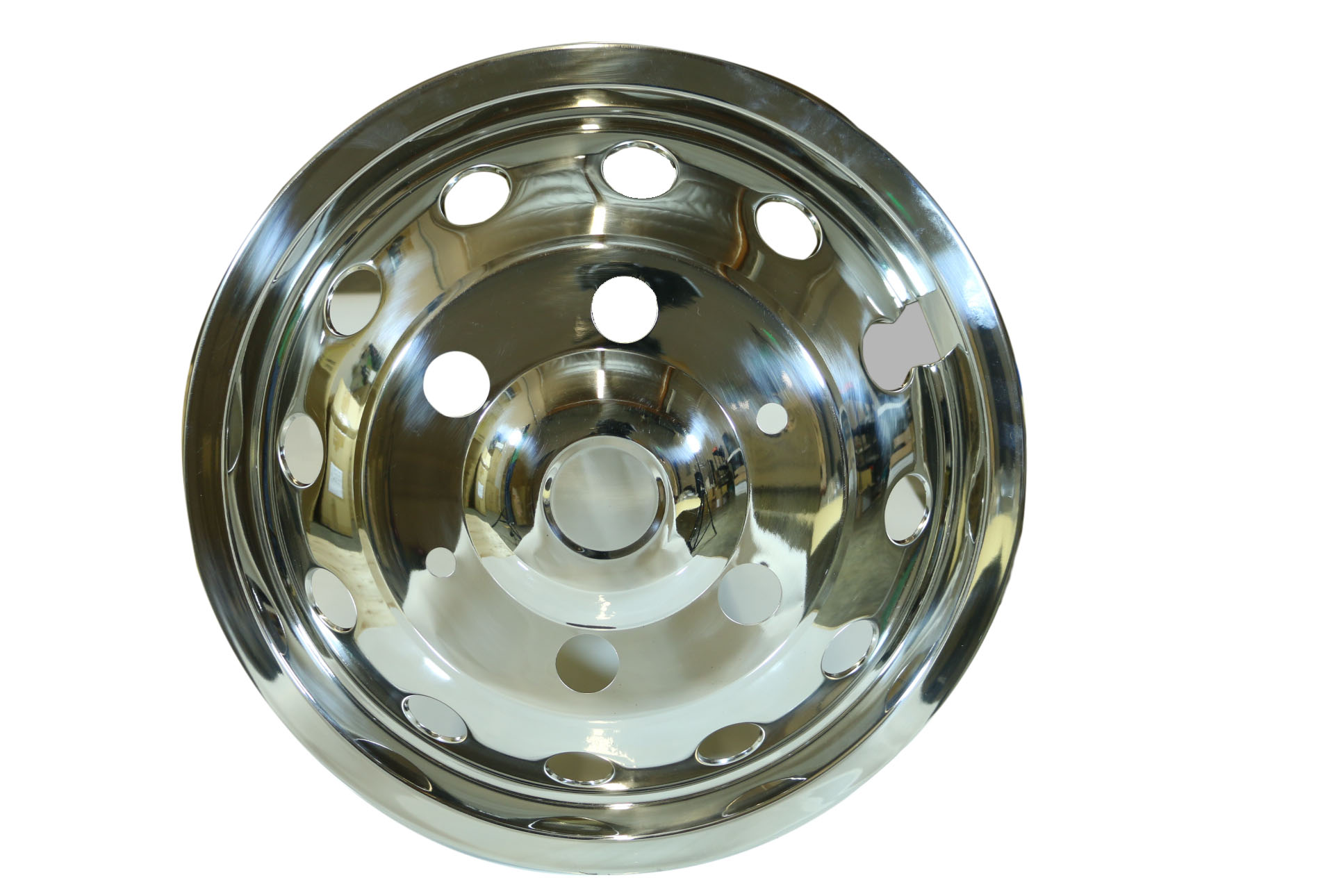 2014 2016 Ford Transit Dually 16” 6 lugs Stainless Wheel Simulators